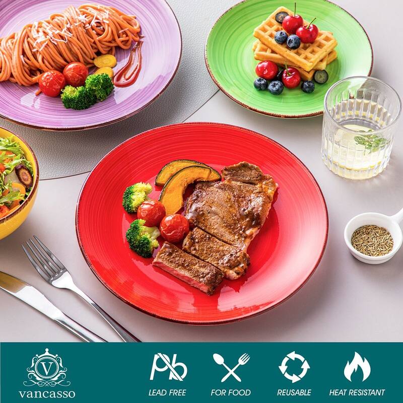 vancasso Bonita Stoneware Handpainted Multicolour Dinnerware Set