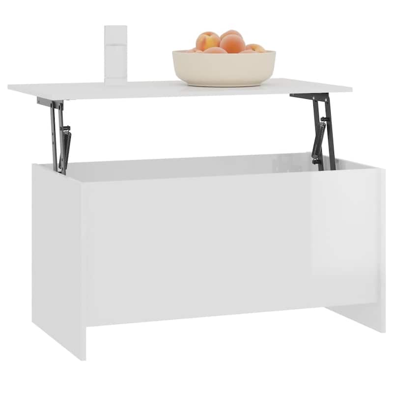 vidaXL Coffee Table Lift Top End Table Accent Side Sofa Table Engineered Wood - 40.2" x 21.9" x 20.7"