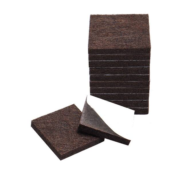 12pcs Furniture Felt Pads Square 1 4 Anti Slip Prevent 12pcs Furniture Felt Pads Square 1
