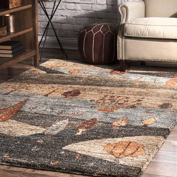 Shop Copper Grove Waremme Blue Floral Melange Area Rug Overstock 25640423