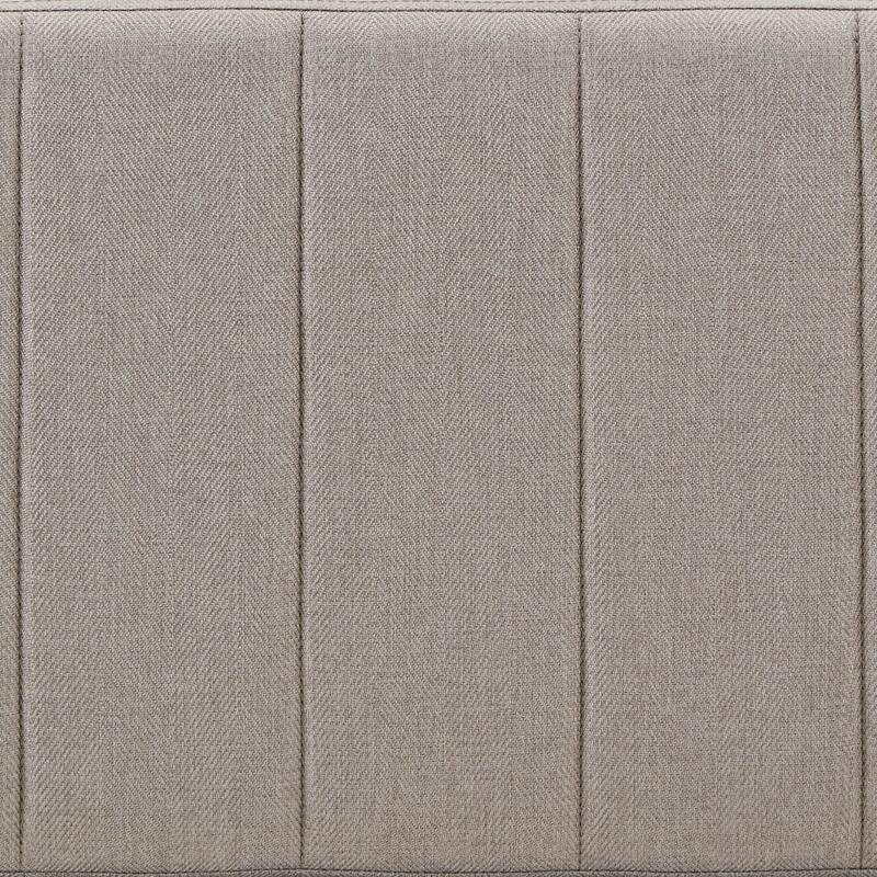 Jose Gold Finish Fabric Dining Bench by iNSPIRE Q Modern