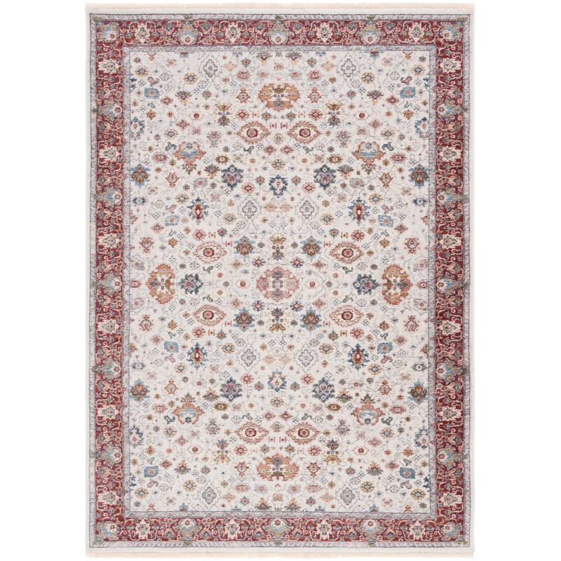 SAFAVIEH Lauren Ralph Lauren Bernardica Rug - 4' x 6' - Ivory/Blue Rust
