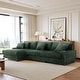 preview thumbnail 85 of 153, 118.4"W Plush Modular Sectional Sofa with Pillows