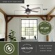 preview thumbnail 10 of 9, Vaxcel Lighting F0055 Barnes 54" 5 Blade LED Outdoor Ceiling Fan with