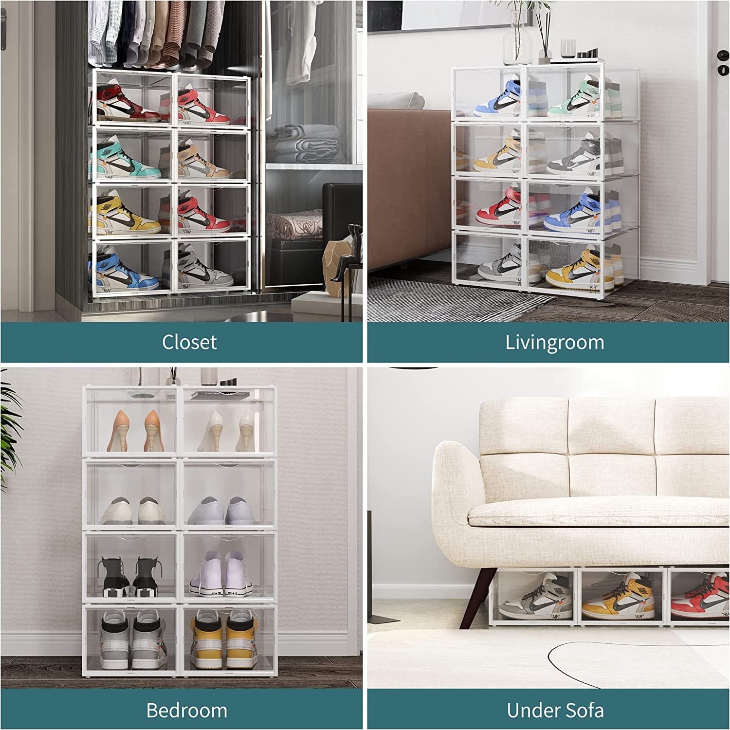 Shoe box outlet bins