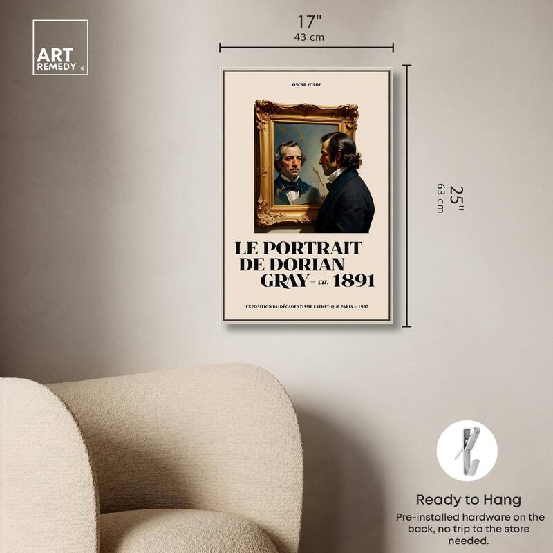 Decadent World of Dorian Gray Canvas by Art Remedy