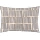 preview thumbnail 32 of 30, Artistic Weavers Ilayda Abstract Stripe Modern Throw Pillow 13"H x 20"W - Cover Only - Gray
