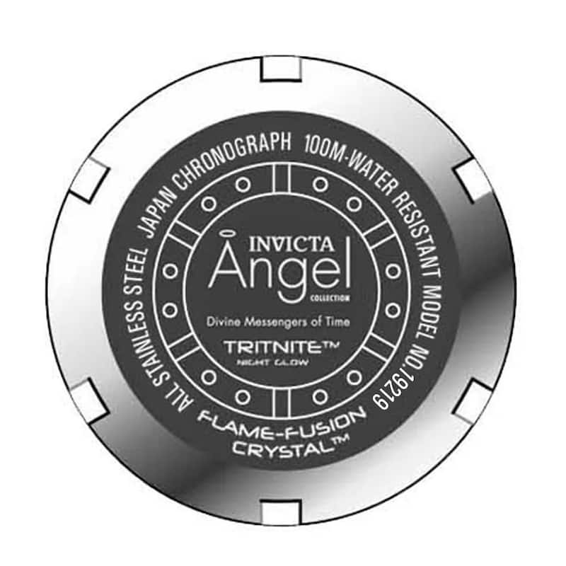 Invicta Women's 19219 Angel Quartz Multifunction Silver Dial Watch