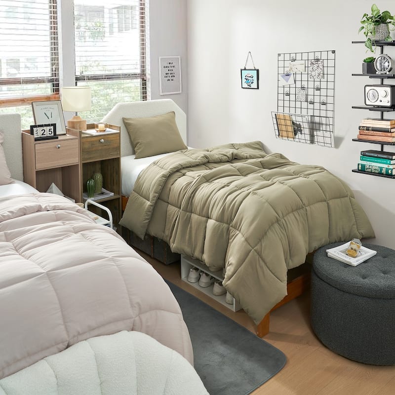 Beachfront Avenue® - Coma Inducer® Oversized Cooling Comforter Set - Twin XL - Driftwood Rock