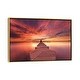 preview thumbnail 4 of 10, iCanvas "Sunrise At The Spa" by Jose Antonio Trivino Framed Gold - 18x26
