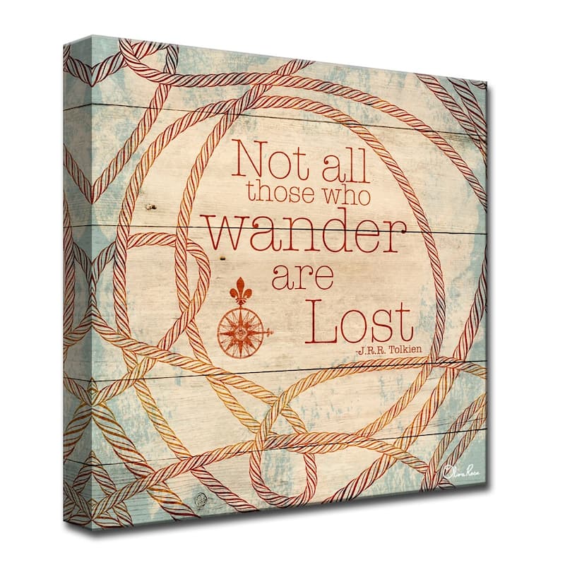 Olivia Rose 'Wander' Inspirational Canvas Art
