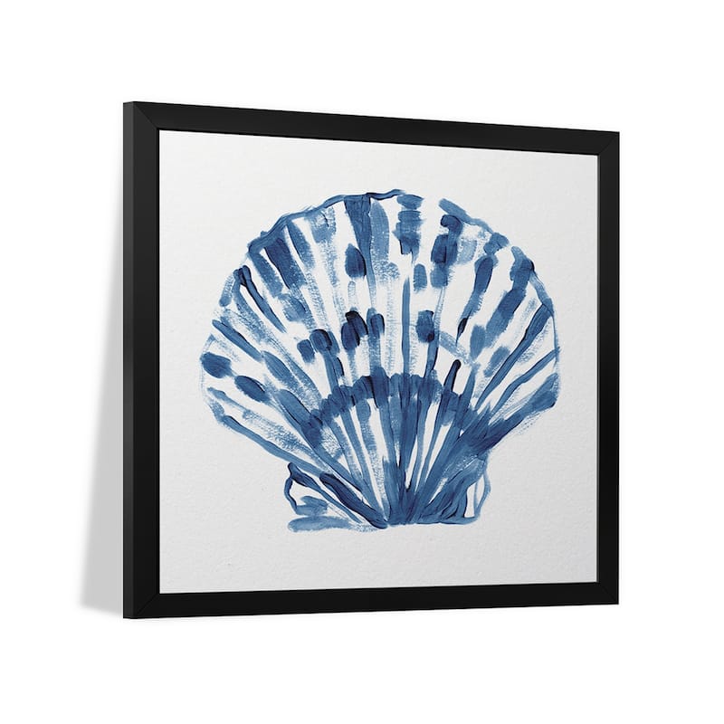Beach Brushwork I Premium Framed Poster by June Erica Vess