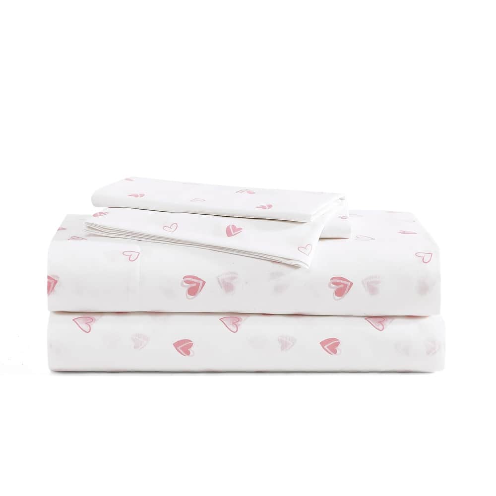 Poppy & Fritz Cotton Percale Printed Bed Sheet Sets