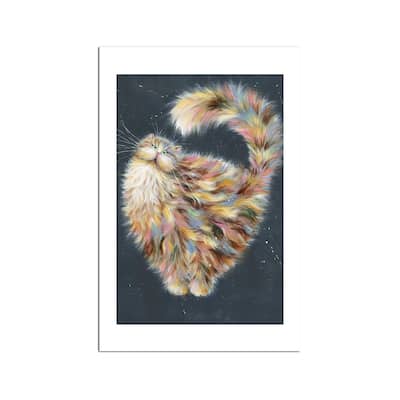 Patapoufette Fine Art Paper Print by Kim Haskins - Multi