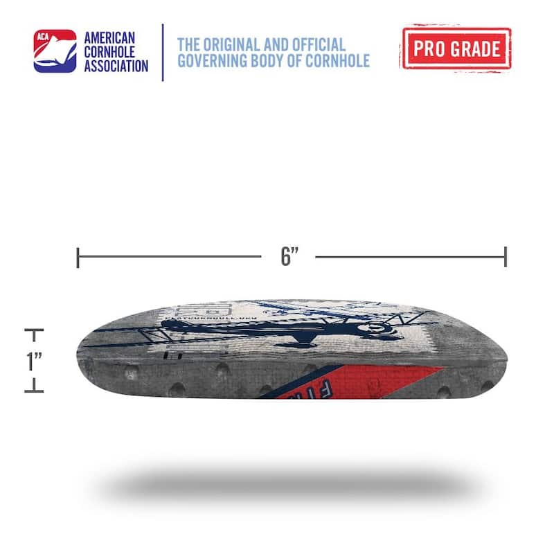 Air Mail Silver Dual Sided Cornhole Bags
