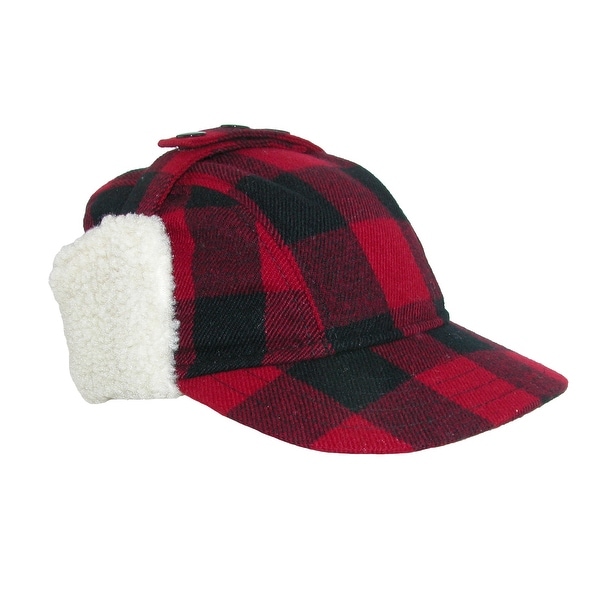 buffalo plaid hat ear flaps