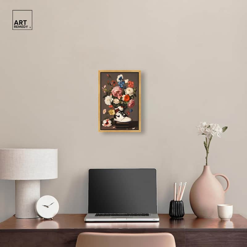 Sneaker Bouquet I Canvas by Art Remedy