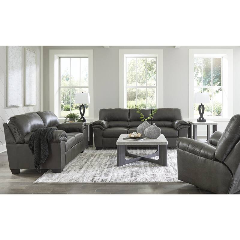 Signature Design by Ashley Bladen 3-Piece Upholstery Package - 90" W x 36" D x 38" H - Gray
