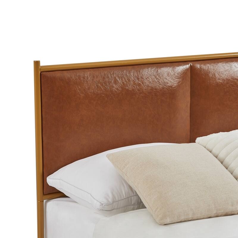Classic Metal Platform bed with support legs