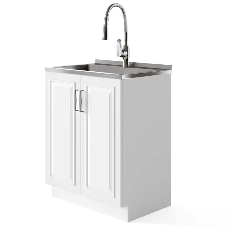 WYNDENHALL Gregg 20-inch Utility Sink & Cabinet