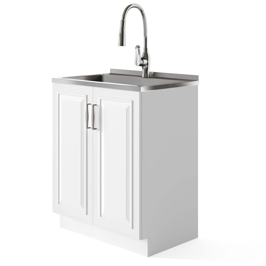 WYNDENHALL Gregg 20-inch Utility Sink & Cabinet