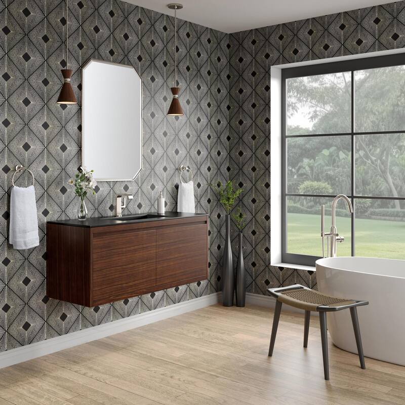 James Martin Vanities 805-V47.3-BN-CH Mantova 48" Single Basin Poplar