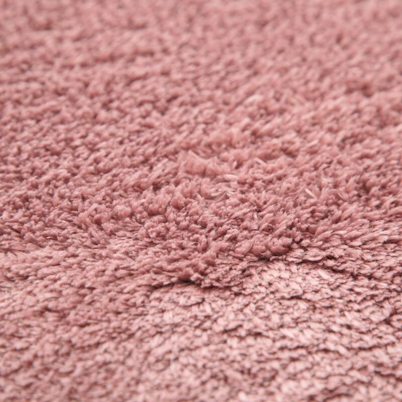 Soft Washable Area Rug with Anti-Slip Backing in solid Colors