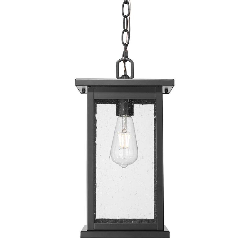 Millennium Lighting 4125 Bowton 9" Wide Outdoor Mini Pendant - Powder Coated Black