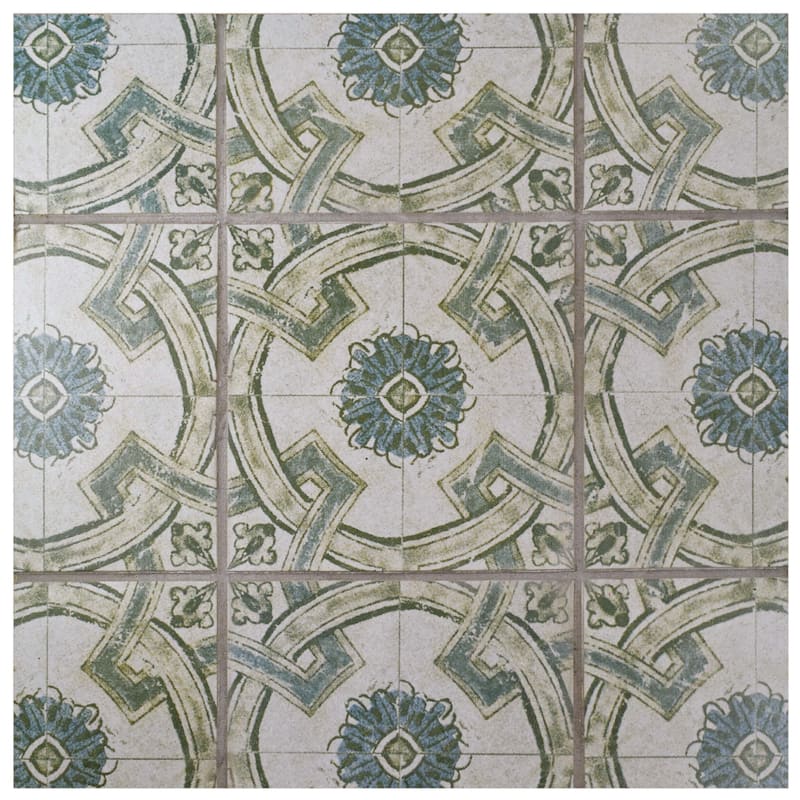 Merola Tile Klinker Retro Blanco Coreo 12-3/4" x 12-3/4" Ceramic Floor and Wall Tile