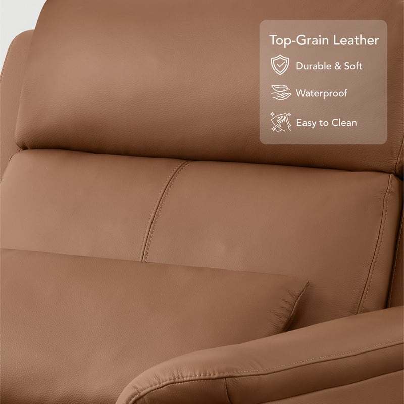 Spruce & Spring Power Lift Recliner Chair for Elderly with Foldable Tray Table and Massage