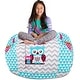 preview thumbnail 150 of 187, Kids Bean Bag Chair Cover Stuffed Animal Storage or Toy Organizer