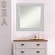 preview thumbnail 15 of 27, Beveled Wood Wall Mirror - Shiplap White Frame