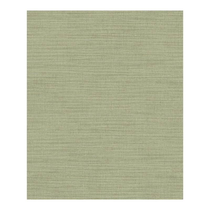 Advantage Zora Light Green Linen Texture Wallpaper - 21 x 396 x 0.025