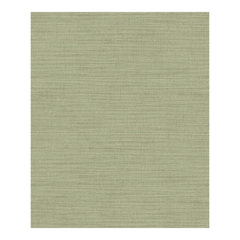 Advantage Zora Light Green Linen Texture Wallpaper - 21 x 396 x 0.025
