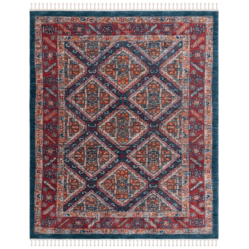 SAFAVIEH Farmhouse Dagbjort Boho Tribal Polyester Rug