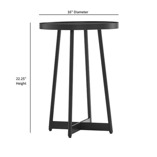 Rosman Modern Round Accent Table