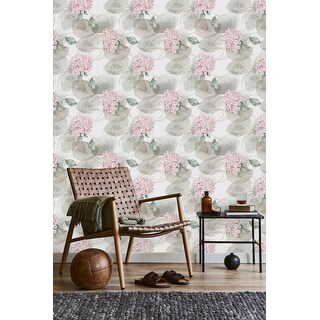 Pink Little Flowers Wallpaper Peel and Stick and Prepasted - Bed Bath ...
