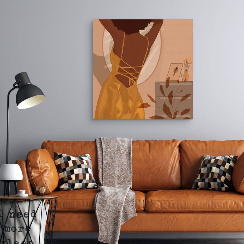 Reflection by Princella Canvas Art Print