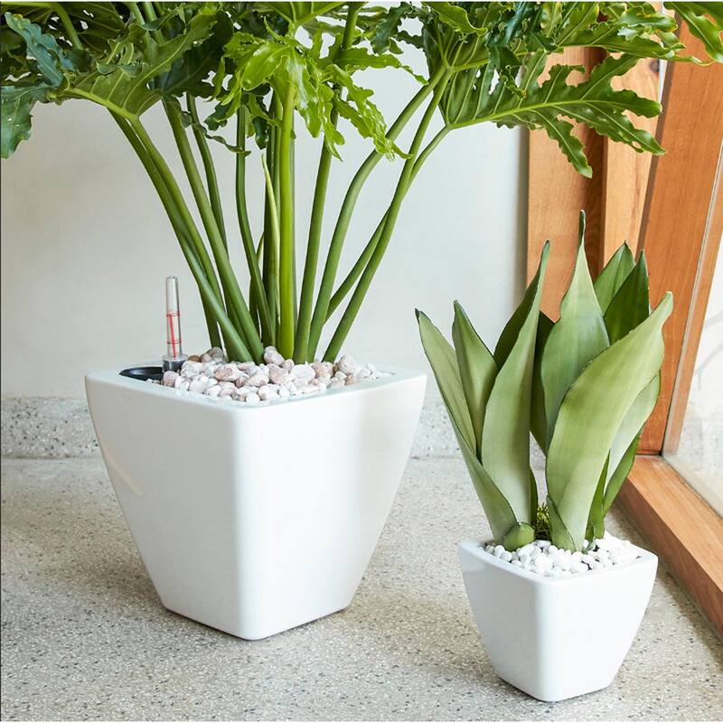 2-Pack Smart Self-watering Square Cone Planter Pot