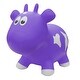 preview thumbnail 1 of 1, Toddler Boys and Girls Farm Hopper Bounce Toy, Purple Cow