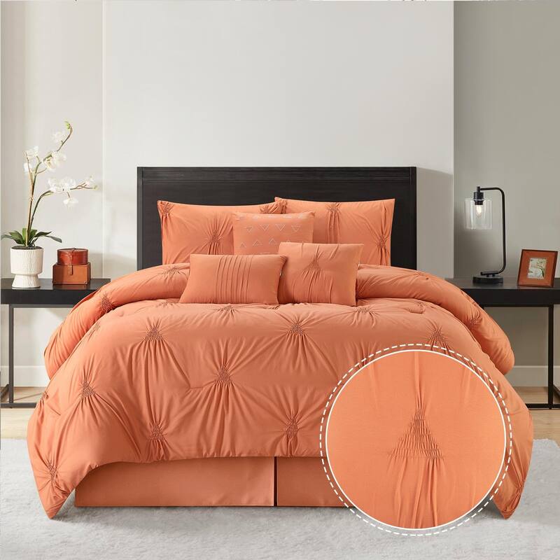 Nanshing Agathe 7 Piece Pintuck Comforter Set