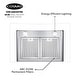 preview thumbnail 20 of 23, Cosmo COS-668AS Wall Mount Range Hood With Touch Controls