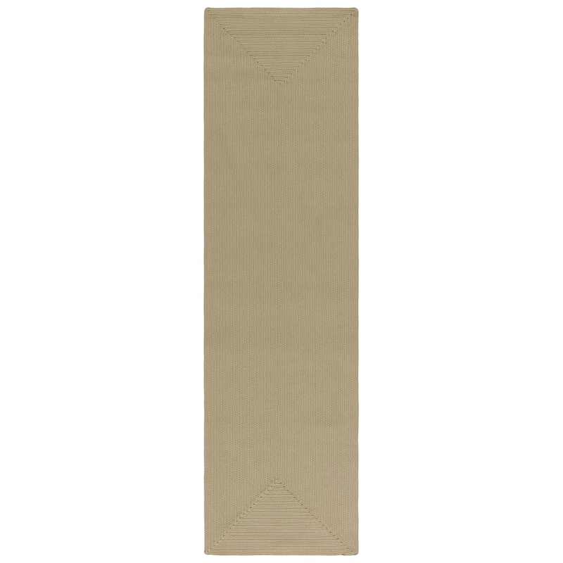 SAFAVIEH Handmade Braided Country Casual Lavada Rug - 2'3" x 8' Runner - Sage - Runner