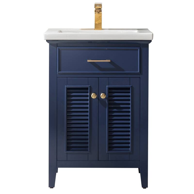 Cameron 24" Single Sink Vanity in Blue
