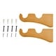 preview thumbnail 26 of 41, Mix & Match Wood Single / Double Curtain Rod Bracket