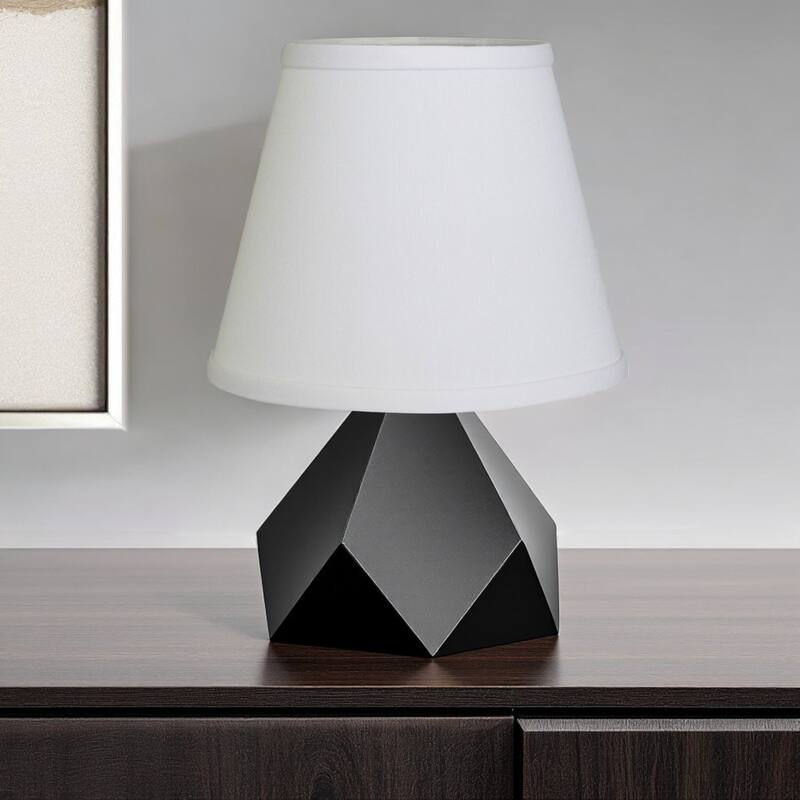 HomeRoots White No Slub Innsbruck Empire Lamp Shade - 10" L x 10" W x 7.5" H