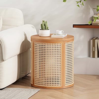 Charming Wood Side Table with Versatile Design