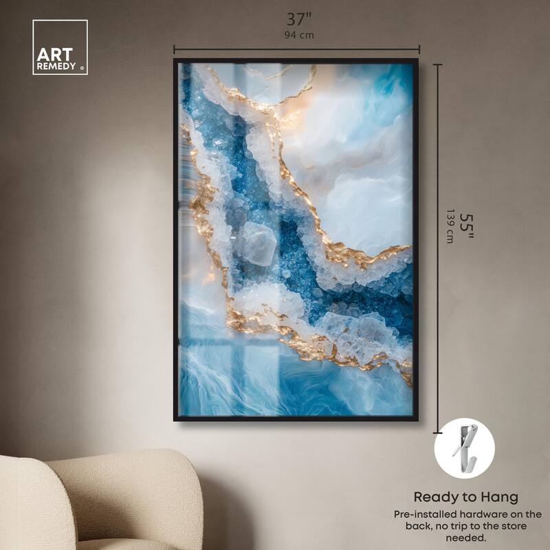 Molten Topaz I Shadowbox by Art Remedy