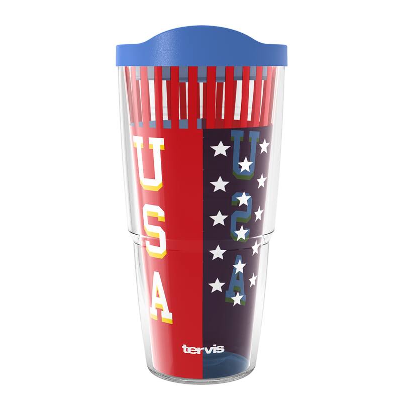 Tervis Take The Podium Made in USA Double Walled Insulated Travel Tumbler, Classic - 24oz