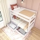preview thumbnail 6 of 30, Farmhouse Twin over Twin Bunk Bed with Storage Drawers